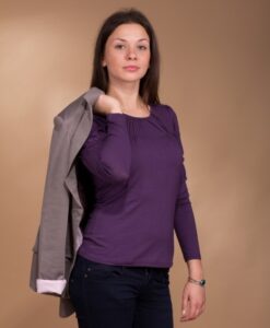 Poze produs Bluza de dama YASMINE 3028 violet Bluze si Topuri