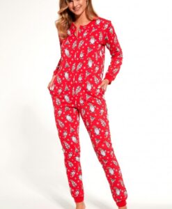 Poze produs Pijama de dama tip salopeta 786/307 Gnomes 2 Pijamale